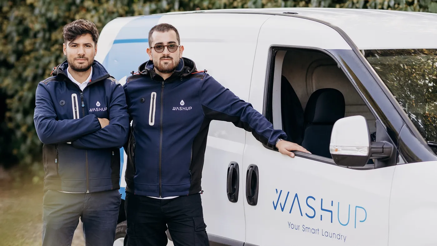 Davide e Federico, fondatori di WashUp